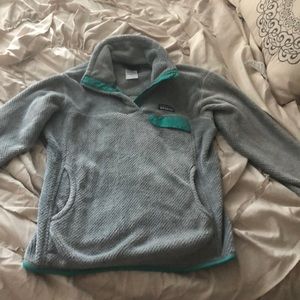 Patagonia fleece overcoat